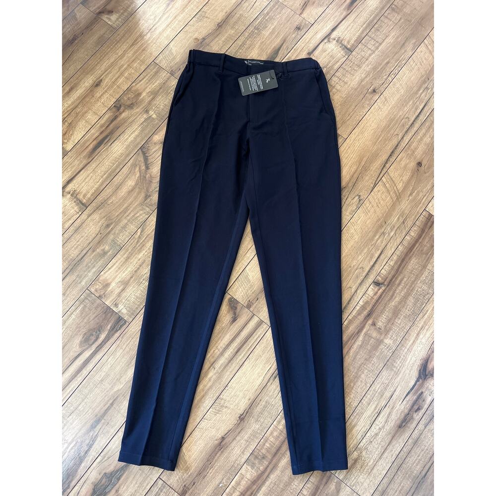 NWT Tailored Athlete mens black Essential Trousers pants size 32x32